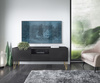 TV-Schrank 2-türig mit Schublade ARUB Schwarz