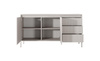 Kommode mit Lamellen JULO Beige