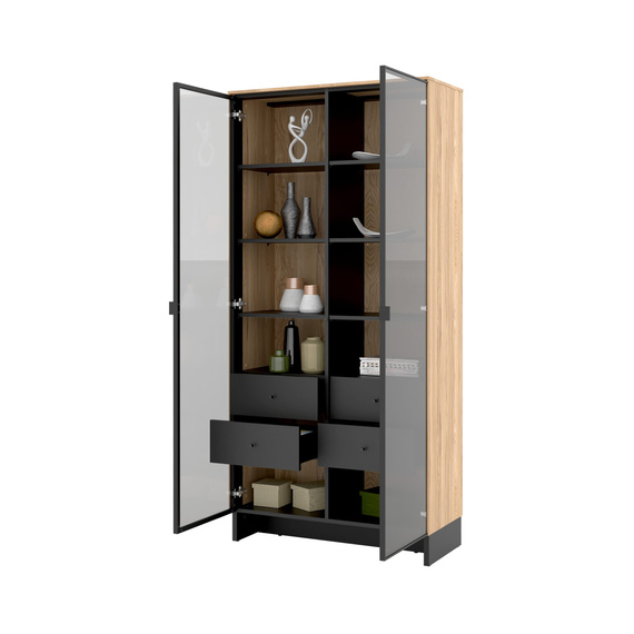Vitrine PORTO Gehärtetes Glas 
