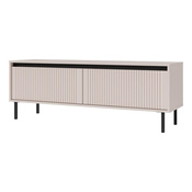 Fernsehschrank mit Füßen 140 cm zwei türen beige Ciao