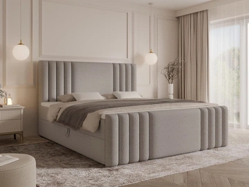 Grau \ 160 \ mit Topper