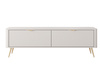 TV Tisch beige mit goldenen griffen BELLO