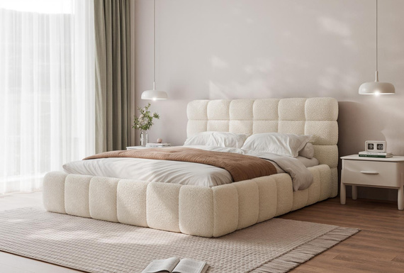 Wolkenbett Bouclé Beige 160x200
