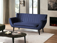 Sofa mit hohen Beinen TULIO BLAU