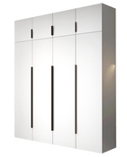 Großer Drehtürenschrank mit 4 Türen Weiß STELLS