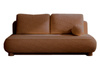 Sofa ohne Armlehnen, moderne runde Form, Moderne Couch