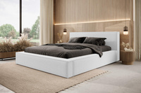 Boucle-Bett mit Stauraum 180x200 ASTI CREME