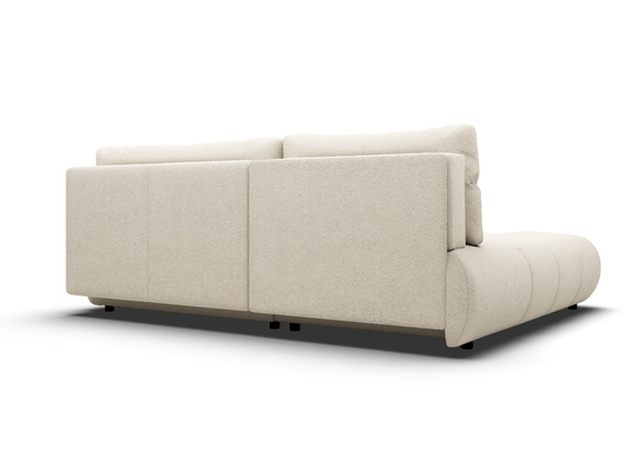 Moderne Eckcouch Hellbeige VETTO