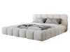  Designerbett boucle BIZU 200x200 Weiß 