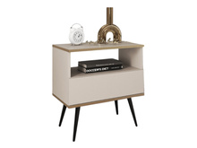 Nachttisch mit Schublade POLO Beige