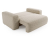 Schlafsofa 190 cm breit modern TEDIS Weiß