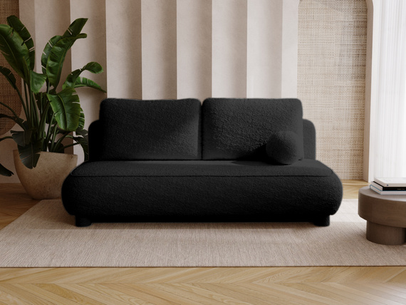 Sofa ohne Armlehnen, moderne runde Form, Moderne Couch
