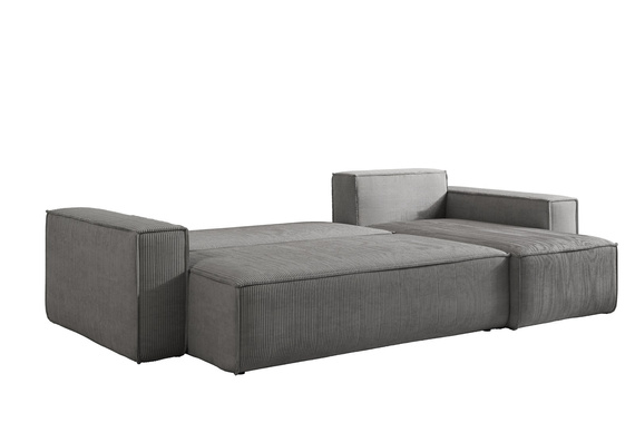 Ecksofa mit universelle Ottomane und Schlaffunktion KARL Gelb