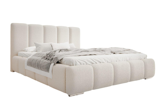 Bett BUBBLE Boucle CREME 120x200