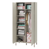 Kleiderschrank JUNA Kaschmir/Trüffel