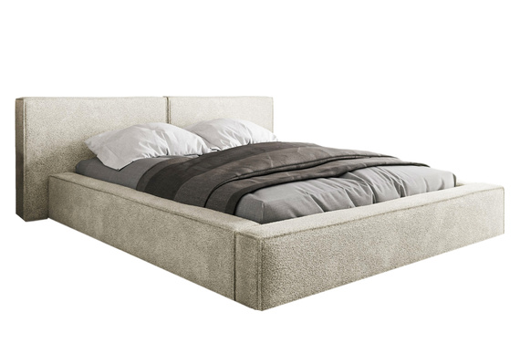 Komfort Polsterbett 180x200 Hellbeige GAVINS