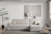 Ecksofa mit universelle Ottomane und Schlaffunktion KARL Beige