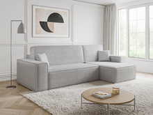 Schlafsofa L-Form mit Bettkasten CARLS GRAU