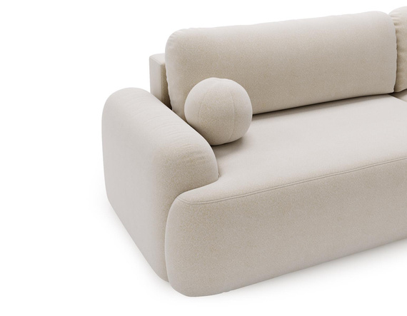 Design Ecksofa L Form OLIO Weiß