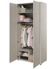 Kleiderschrank 2-türen TEEN FLEX Silk fou