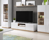TV-Schrank mit Schublade FABIA Weißer Glanz