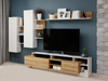 Wohnwand elegant und modern MONIAS Eiche