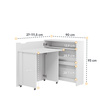 Schreibtisch Work Concept , Klappbarer Schreibtisch,multifunktionales Sideboard