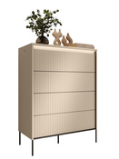 Kommode mit LED-Beleuchtung FLORE Beige