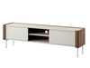 TV-Schrank mit 2 Türen Kaschmir/Nussbaum SUZ