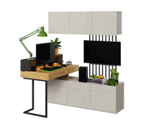 6-set, Modern Kinderzimmer, mit LED-Beleuchtung TEEN FLEX