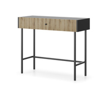 Loft Schminktisch mit Schublade Eiche artisan+schwarz DAVS