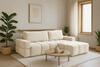 Ecksofa Stilvolles L-Form Creme