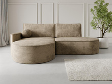 Ecksofa Exklusives L Form Sofa mit Stil Beige MORENO