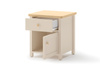 mit Schublade STARS Beige Nachtschrank, Elegant Kinderzimmer