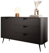 Kommode mit Lamellen und 6 Schubladen BELLO