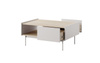Couchtisch mit 2 Schubladen Eiche Linea+Kaschmir