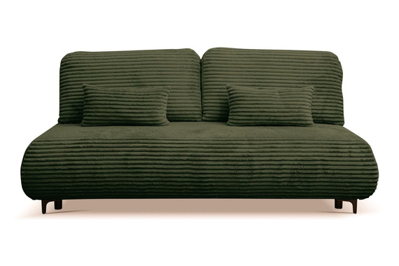 2 Sitzer Schlafsofa ohne Armlehnen olivgrün NEO