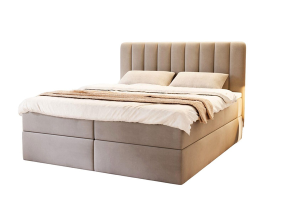 Komfortabel und Modern Wolkenbett 160x200 Beige MATHIAS