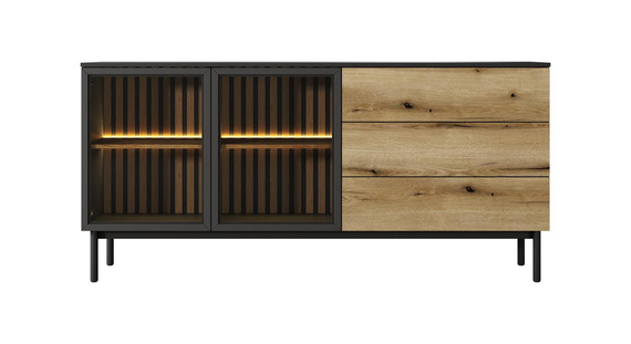 Kommode loft 180 cm breit LUKS Eiche evoke 