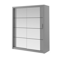 Mehrweckschrank mit Spiegel ARTI 03 Grau