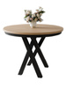 Runder Esszimmertisch LOFTO Eiche craft