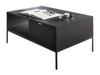 Kaffeetisch mit Schublade NOVA Schwarz
