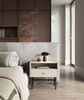 Nachttisch mit Schublade Beige DAVS
