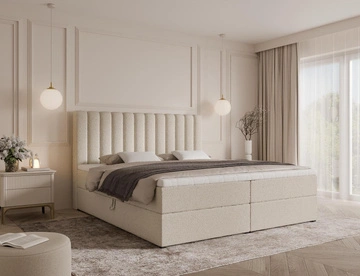 Hellbeige \ 160 \ ohne Topper