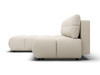 Schlafsofa mit Stauraum Beige VETTO