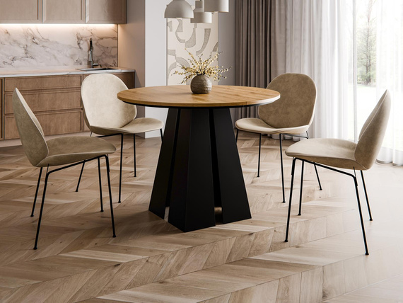 Esstisch Eiche craft ausziehbar stabil modern TRENDI 