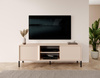 TV-Schrank Beige mit LED-Beleuchtung NINA