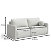 Modern Graphit Sofa mit Bettkasten BASIC