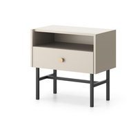 Nachttisch mit Schublade Beige DAVS