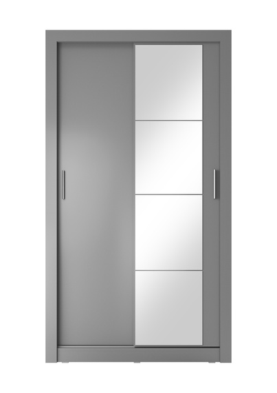 Schwebetürenschrank mit Spiegel ARTI 06 Grau
